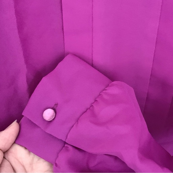 Vintage ELITE Embroidered Floral Detail Blouse Women’s Size 16 - Picture 5 of 6